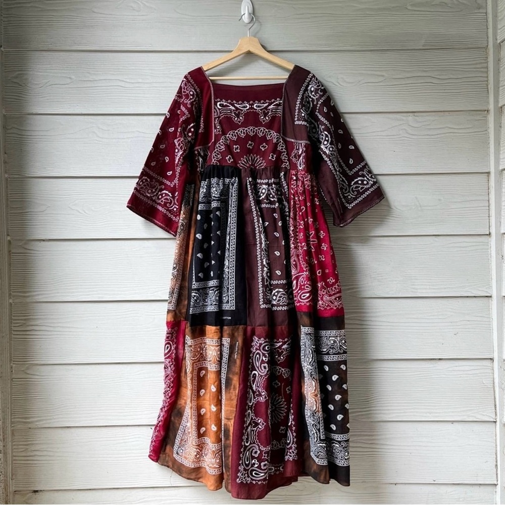 OOAK Handmade Bandana Dress NWOT